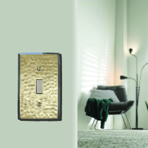 Hammered Switch Plate